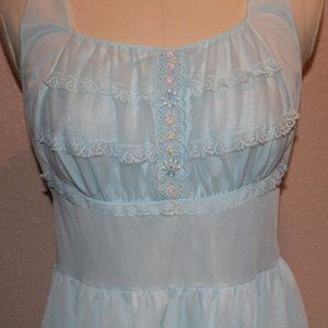Vintage Charmode Pale Blue Slip Size 38